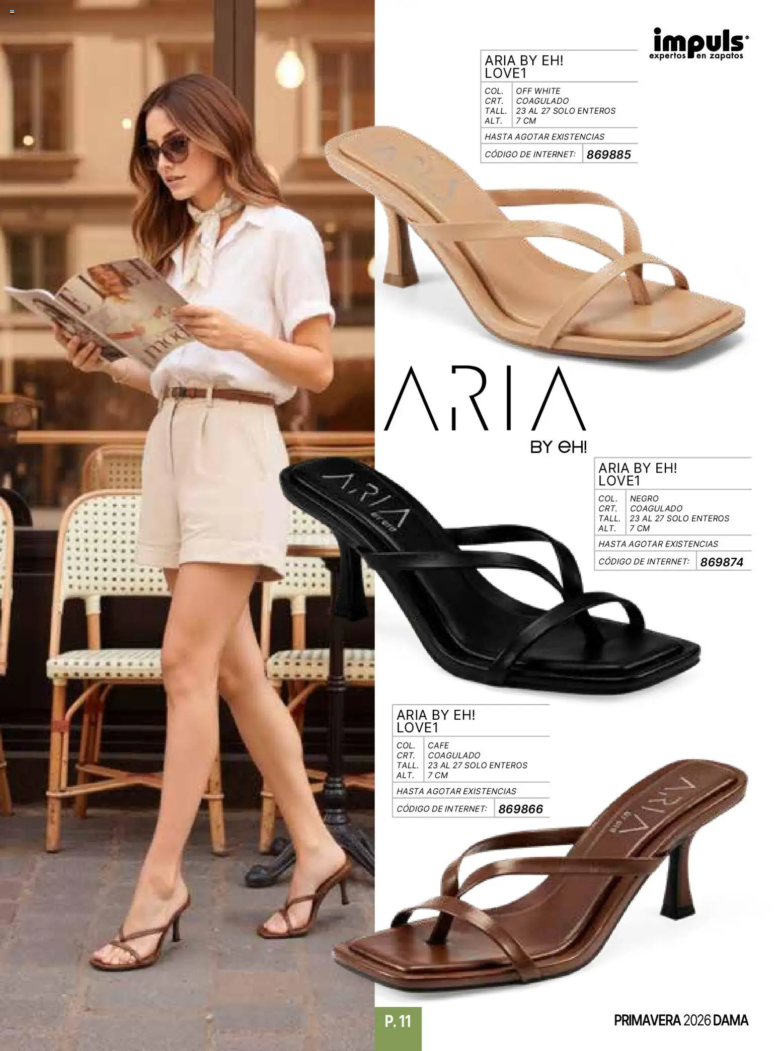 Vista previa las ofertas de la tienda Impuls - Catálogo Primavera desde el 01/01/2026 - Café, Zapatos