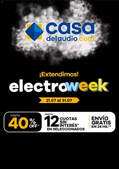 Vista previa del folleto de la tienda Casa del Audio válido desde el 27/07/2026 