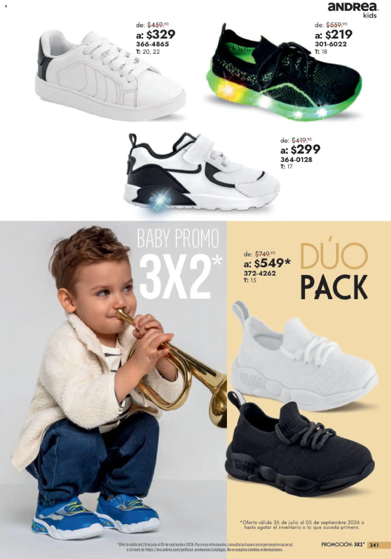 Vista previa las ofertas de la tienda Andrea - Andrea catálogo Outlet desde el 26/07/2026 