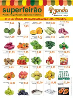 Pré-Visualização do folheto "Sonda ofertas Feirão" da loja Sonda válido a partir de 27/05/2026