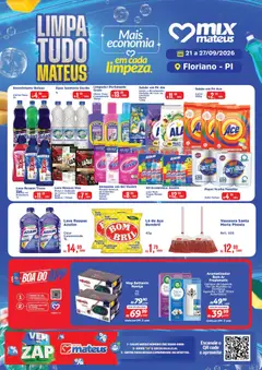 Pré-Visualização do folheto "Mateus ofertas Limpa tudo" da loja Mateus válido a partir de 21/09/2026