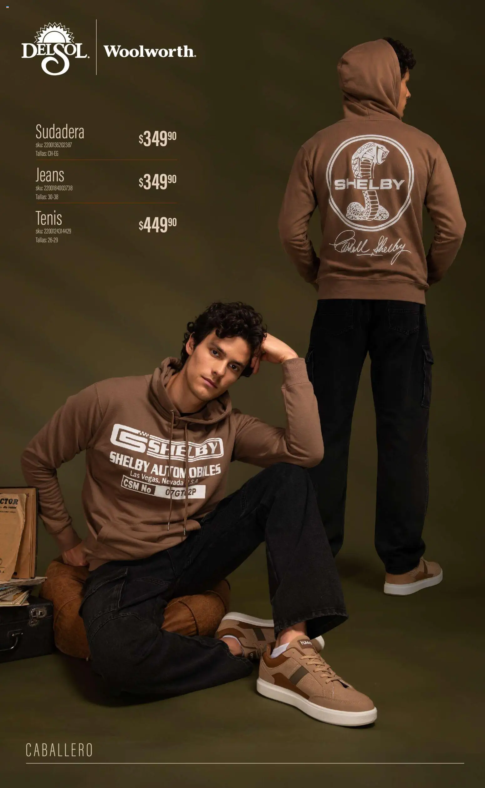 Vista previa las ofertas de la tienda Del Sol y Woolworth - Del Sol y Woolworth catálogo Luce el Otoño desde el 01/10/2026 - Tenis, Sudadera