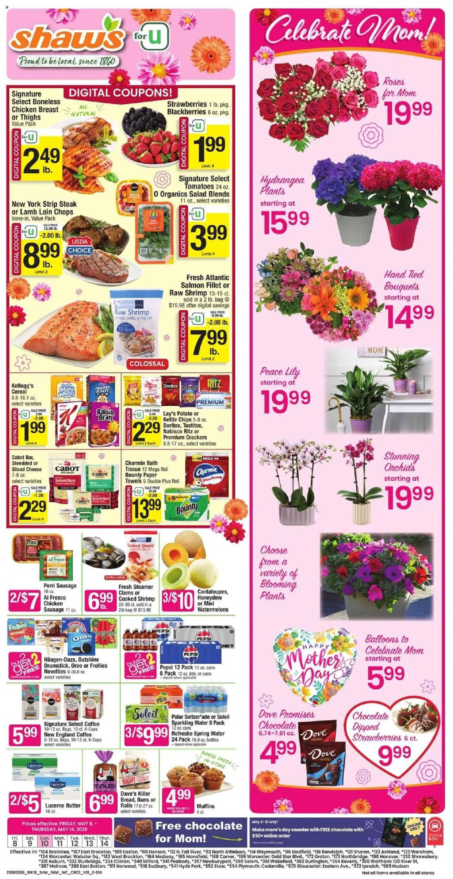 Ad Preview of Shaw's Shaw's Weekly Ad from 05/08/2026