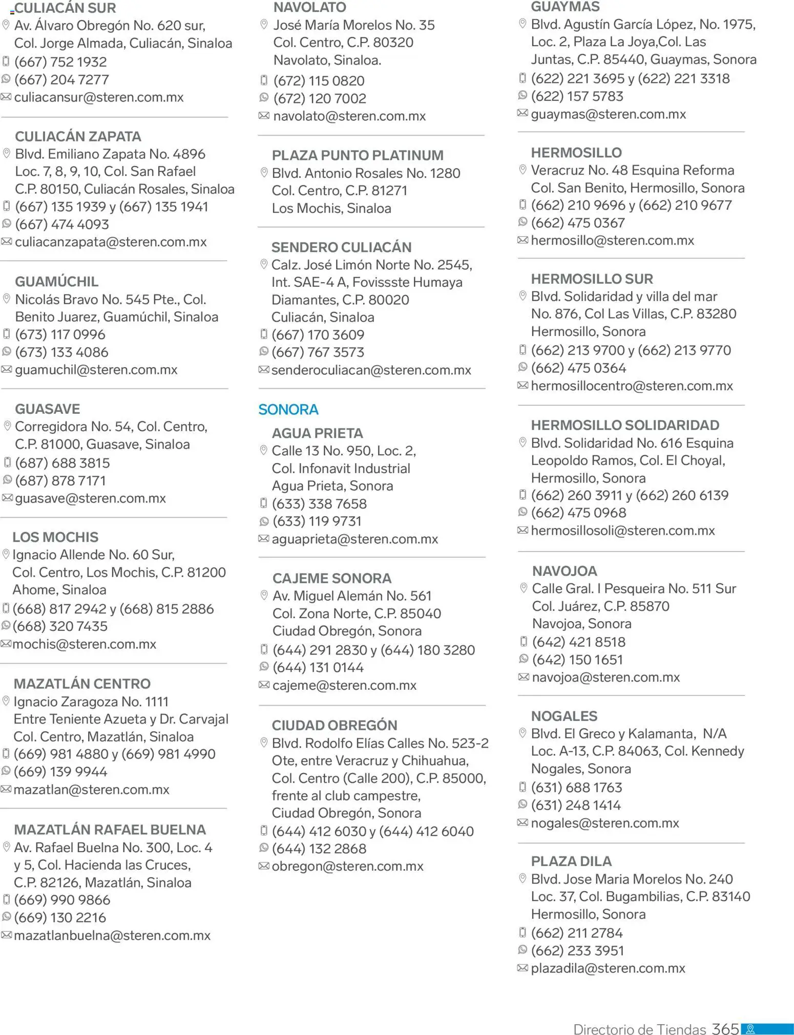 Vista previa las ofertas de la tienda Steren - Catálogo desde el 01/01/2026 