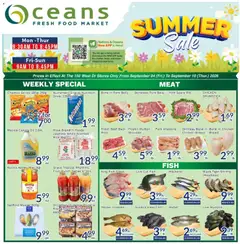 Preview of leaflet Oceans weekly flyer / circulaire from shop Oceans is valid from Sep 04, 2026