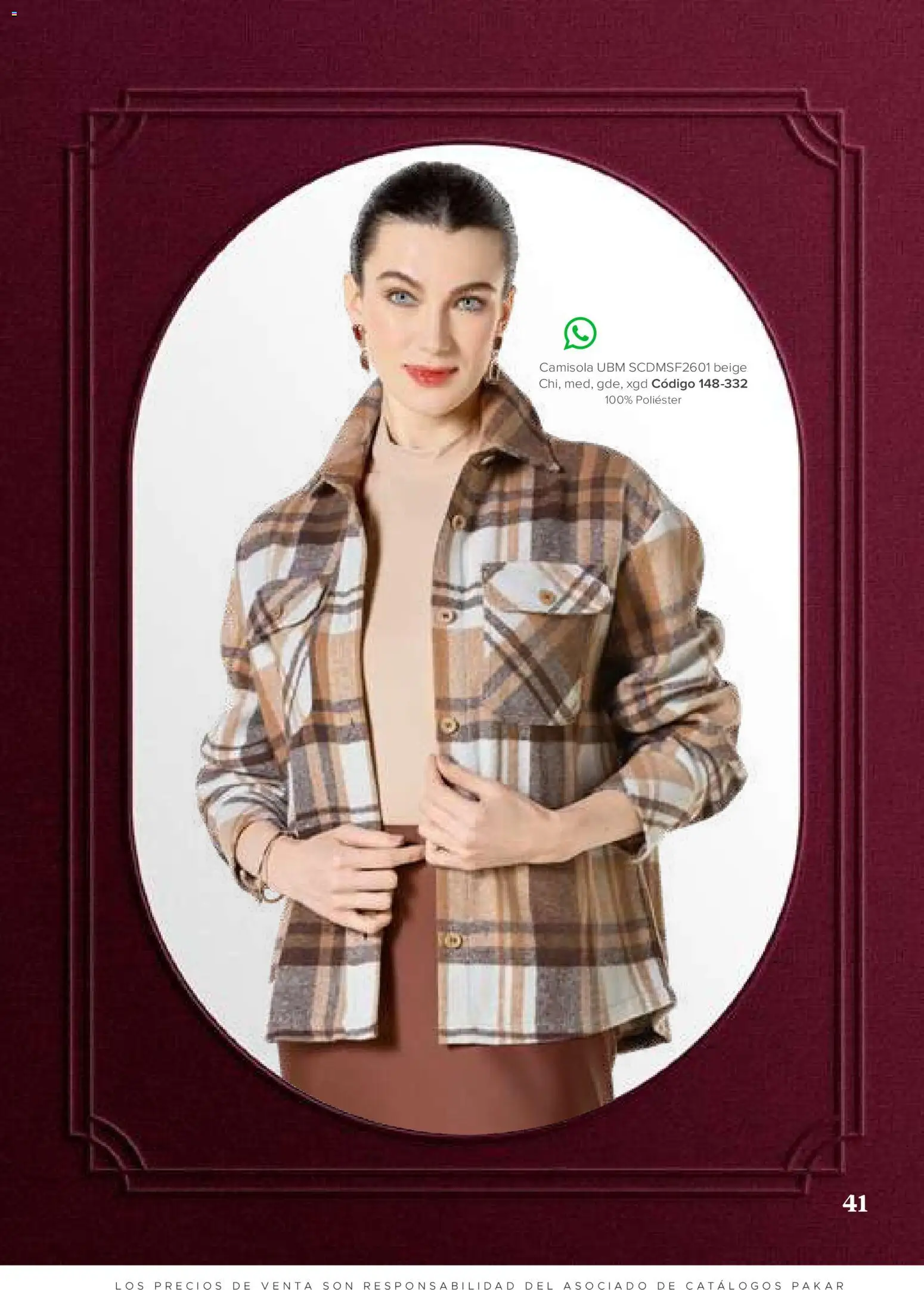 Vista previa las ofertas de la tienda SC Pakar - SC Pakar catálogo Ropa desde el 31/07/2026 