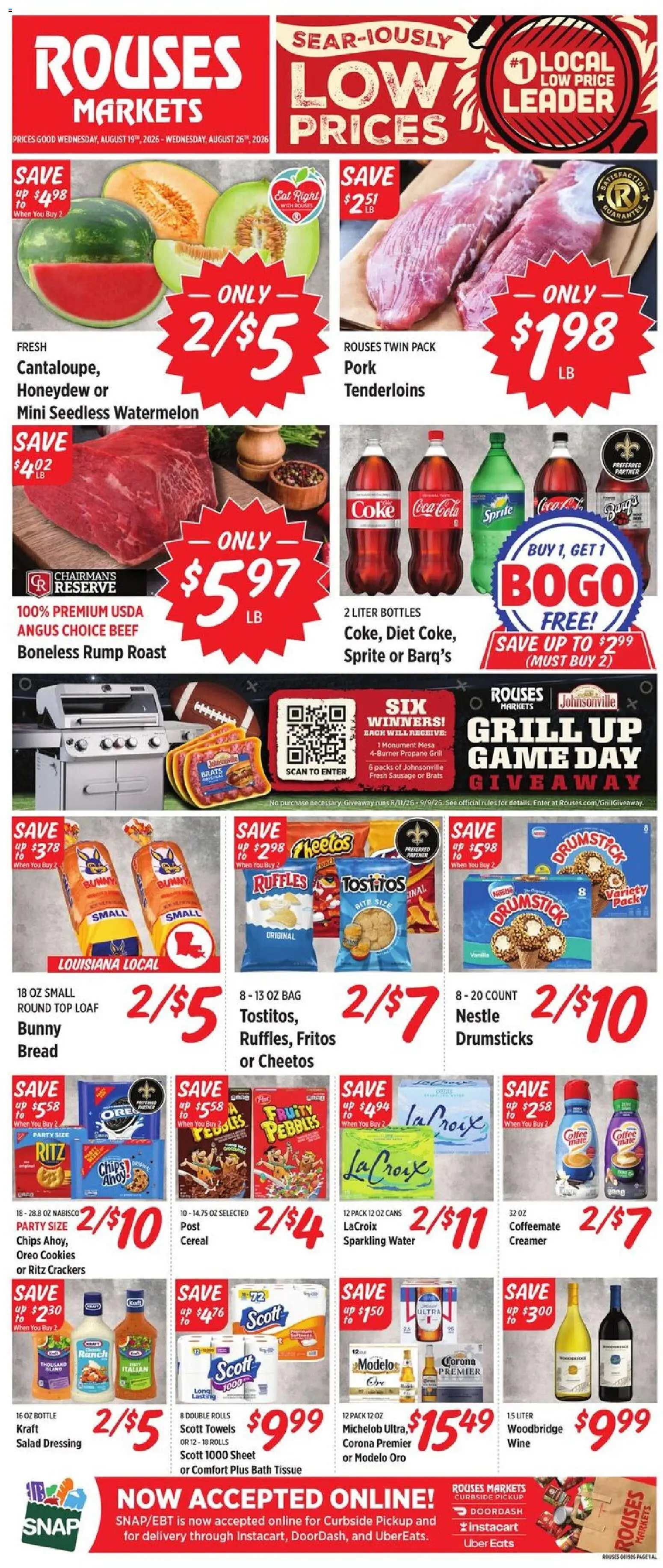 Rouses Weekly Ad from 08/19/2026 >> Flyer