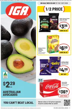 Preview of catalogue IGA catalogue Zuccoli from shop IGA valid 26/08/2026