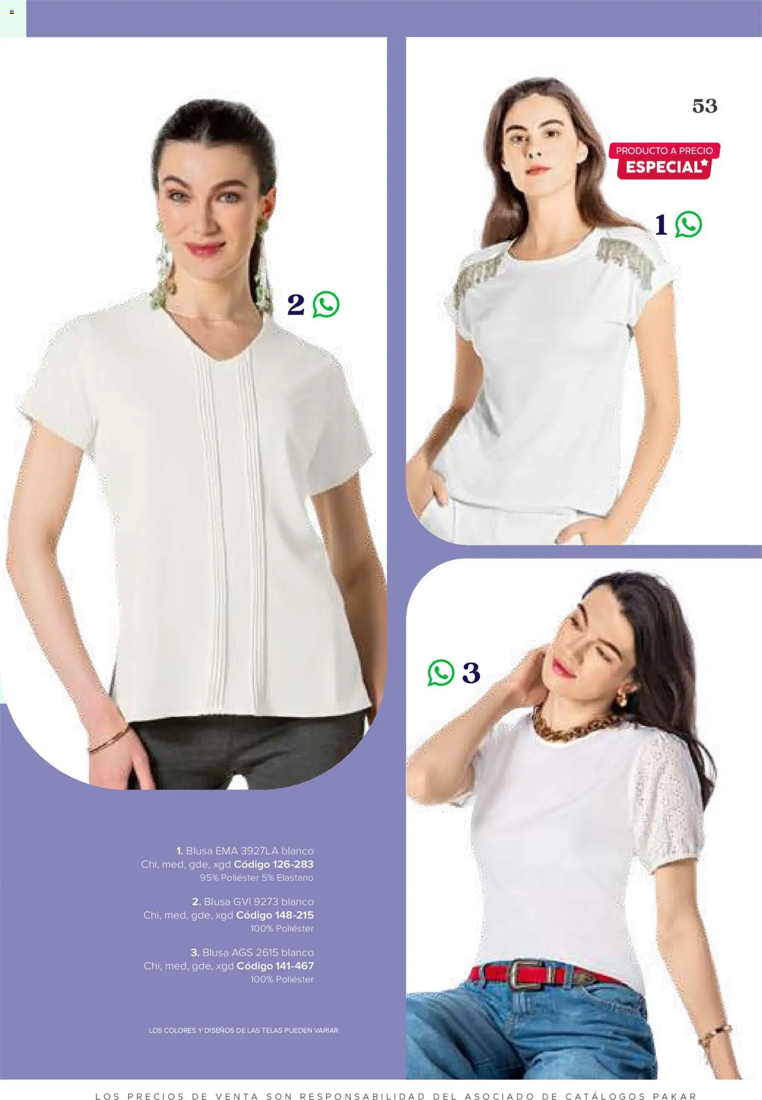 Vista previa las ofertas de la tienda SC Pakar - SC Pakar catálogo Ropa desde el 31/07/2026 