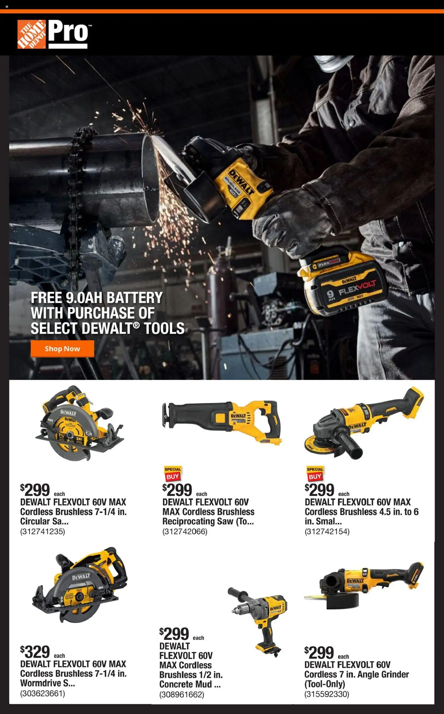 Ad Preview of Home Depot Home Depot Shop Pro Ad from 08/03/2026