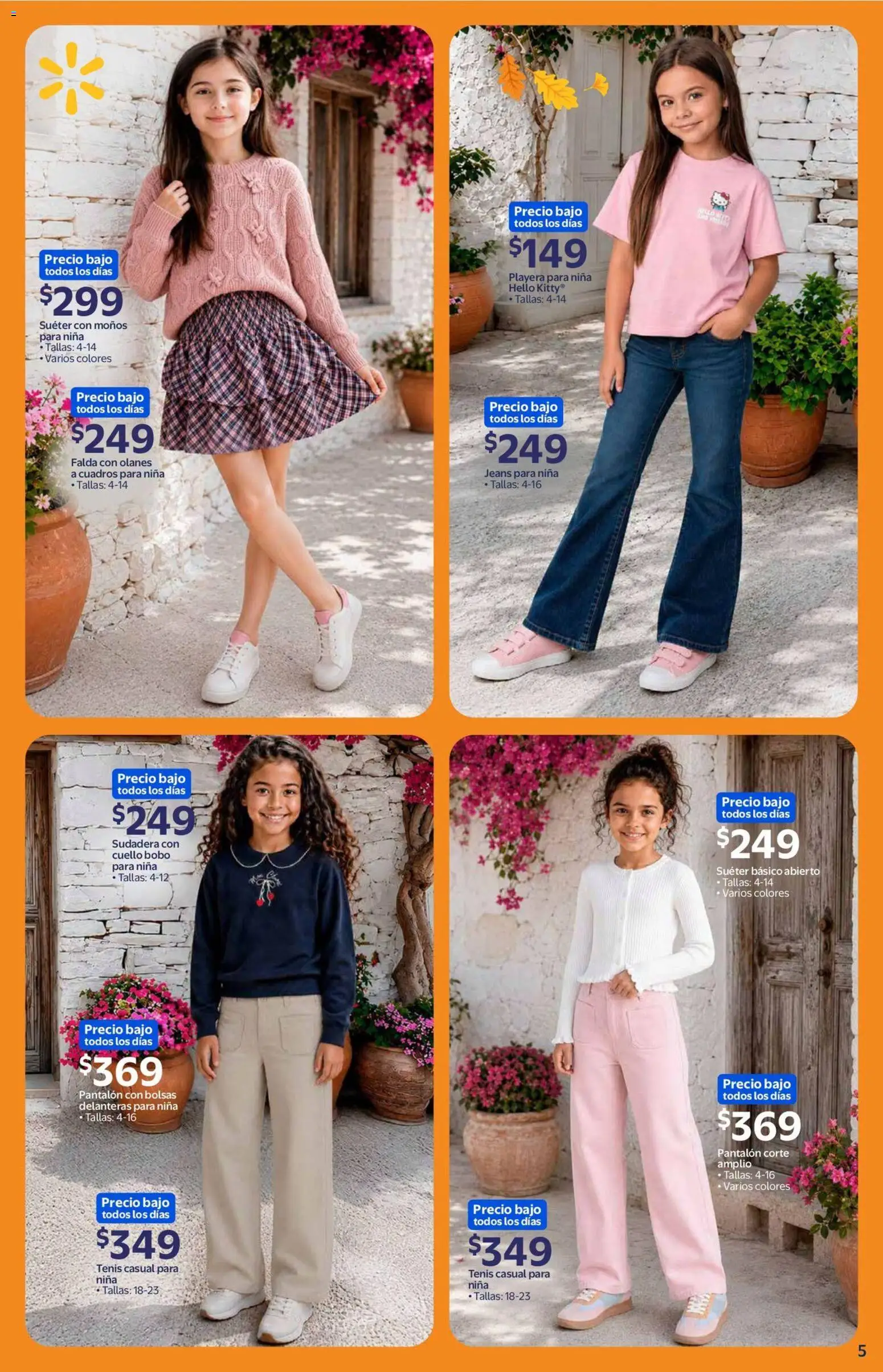 Vista previa las ofertas de la tienda Walmart - Walmart folleto Colección otoño 2026 desde el 18/09/2026 - Tenis, Playera, Sudadera, Suéter, Falda