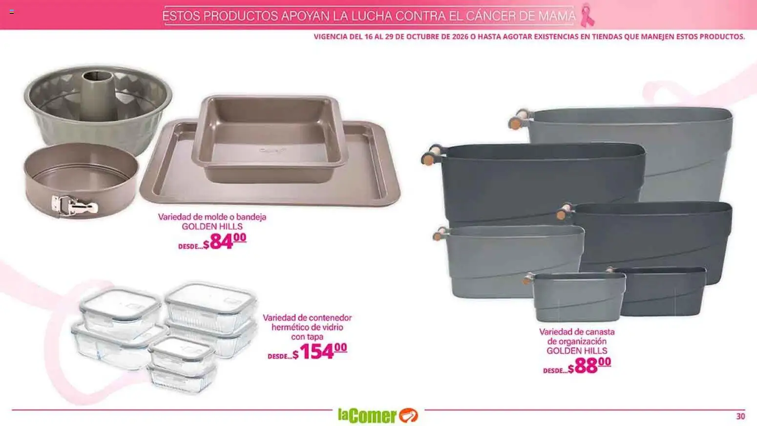 Vista previa las ofertas de la tienda La Comer - La Comer folleto es la tienda rosa desde el 16/10/2026 