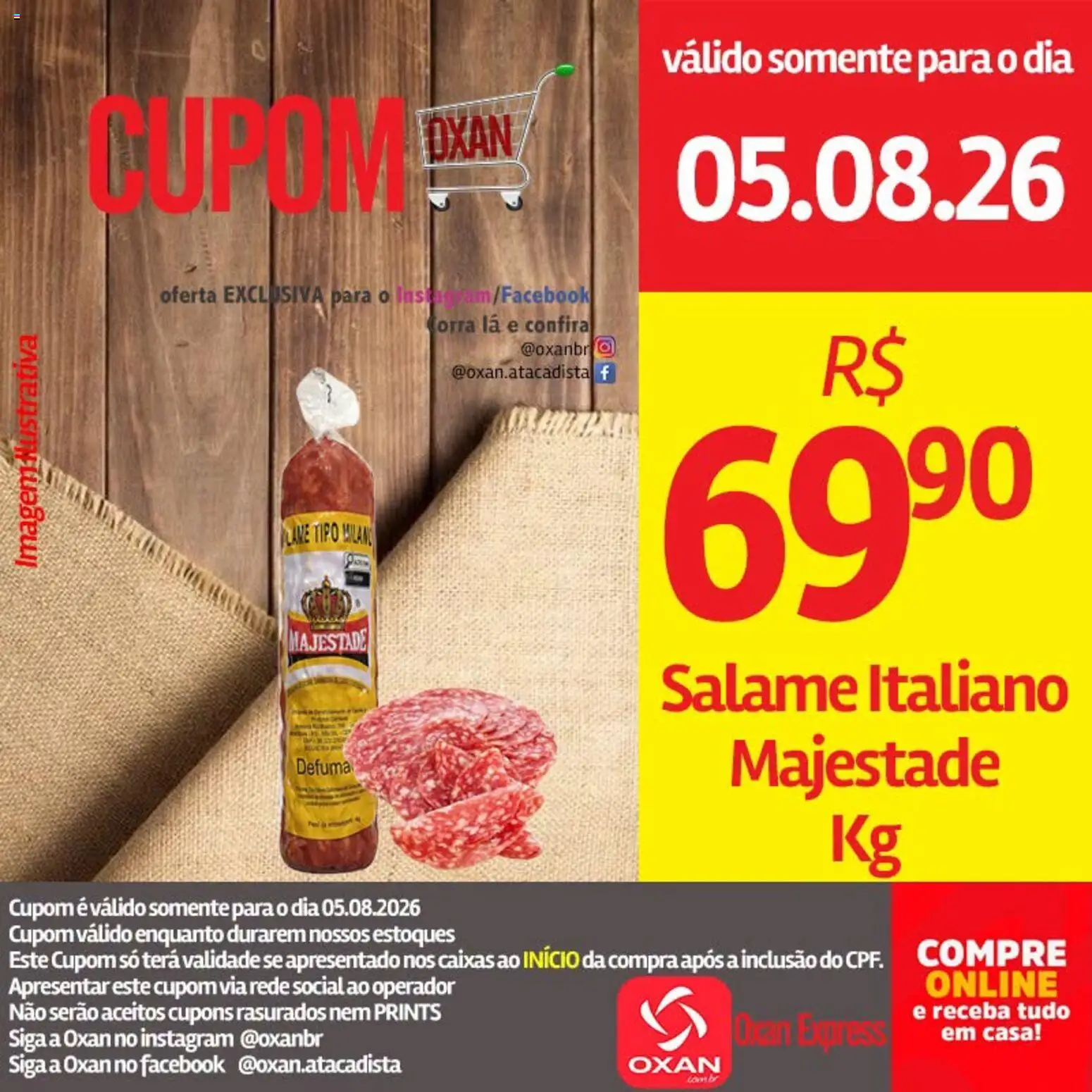 Pré-Visualização do folheto "Oxan Atacadista - Ofertas da semana" da loja Oxan Atacadista válido a partir de 05/08/2026