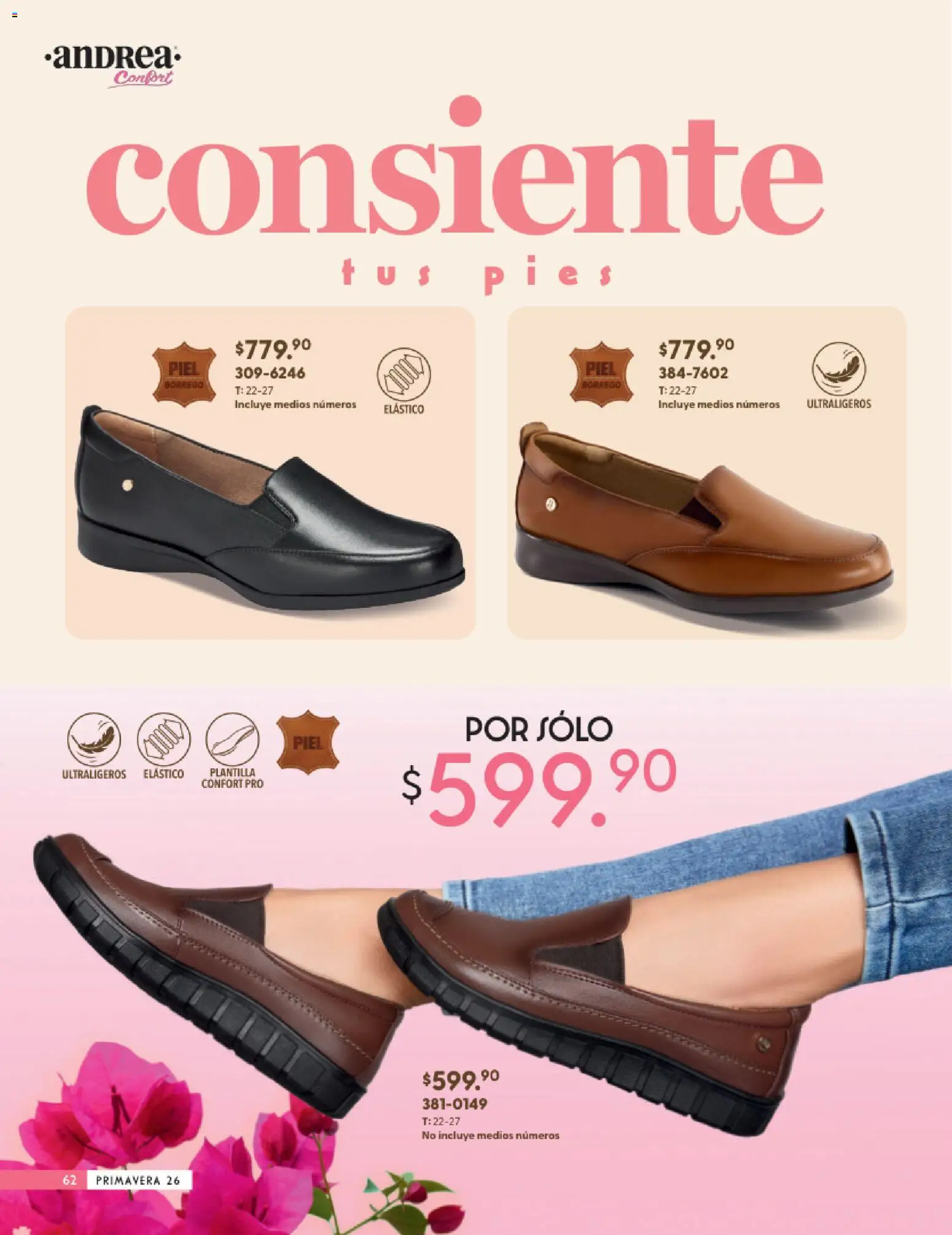 Vista previa las ofertas de la tienda Andrea - Catálogo Calzado Confort desde el 25/01/2026 