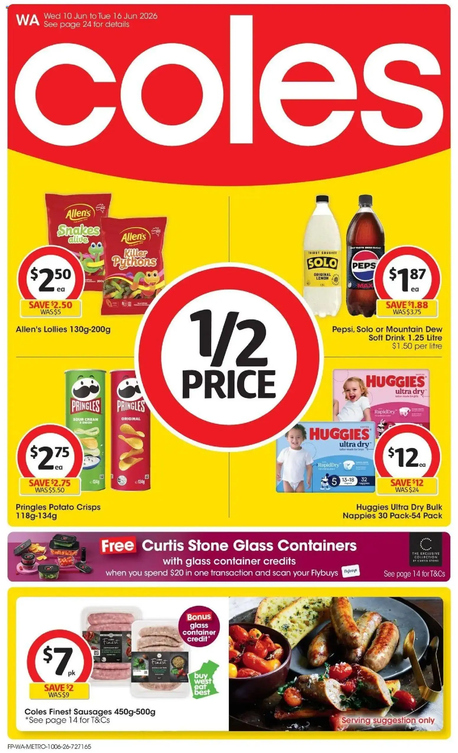 Preview of catalogue Coles catalogue WA from shop Coles valid 09/06/2026