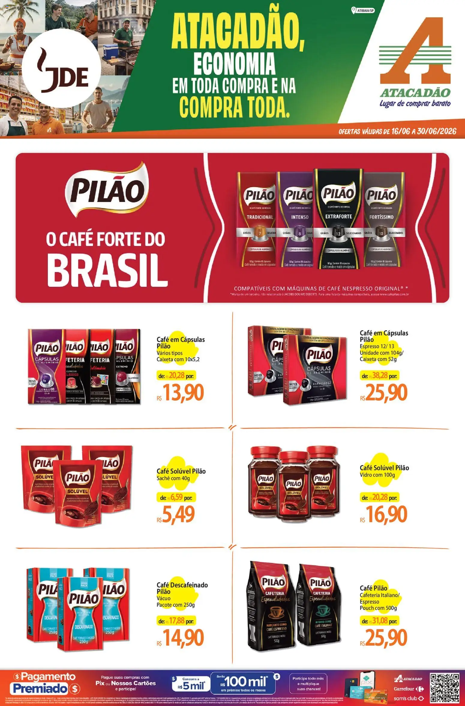 Pré-Visualização do folheto "Atacadão ofertas - SP" da loja Atacadão válido a partir de 16/06/2026