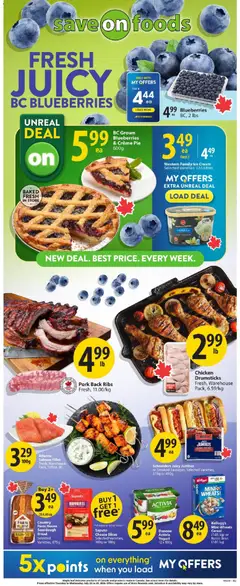 Preview of leaflet Save on foods flyer - AB from shop Save on foods is valid from Jul 23, 2026