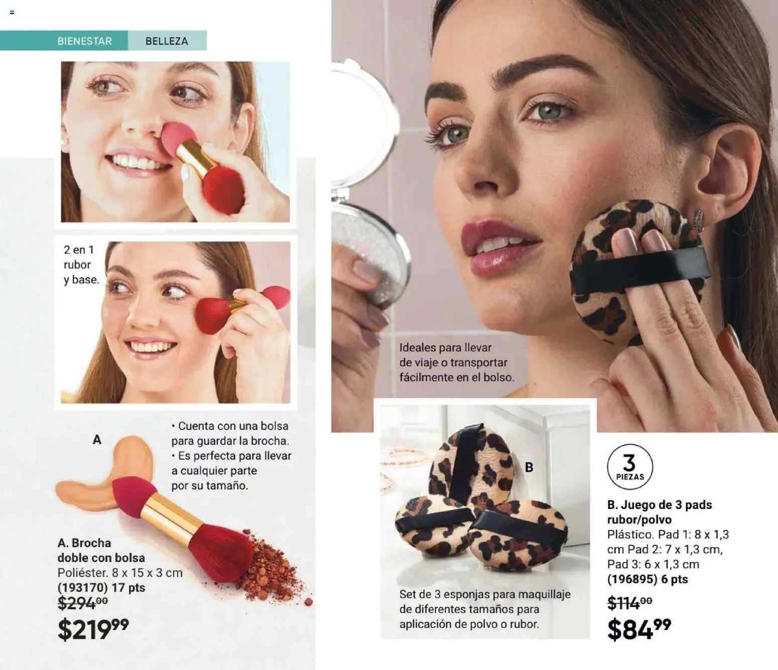 Vista previa las ofertas de la tienda AVON - Casa & Estilo 4 2026 desde el 20/02/2026 - Juego, Maquillaje, Bolsa, Esponjas, Rubor, Polvo