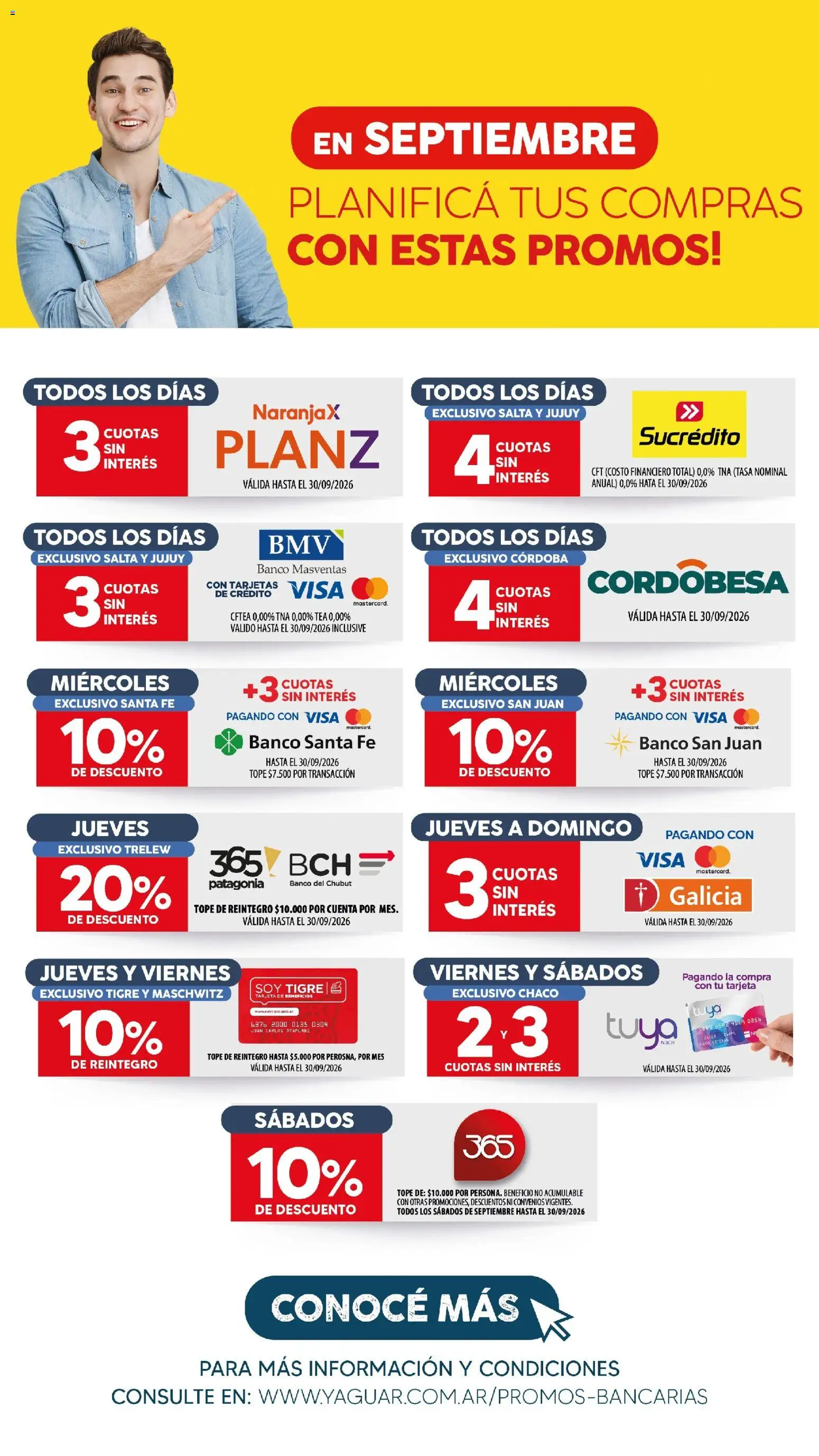 Vista previa del folleto de la tienda Yaguar válido desde el 01/09/2026 