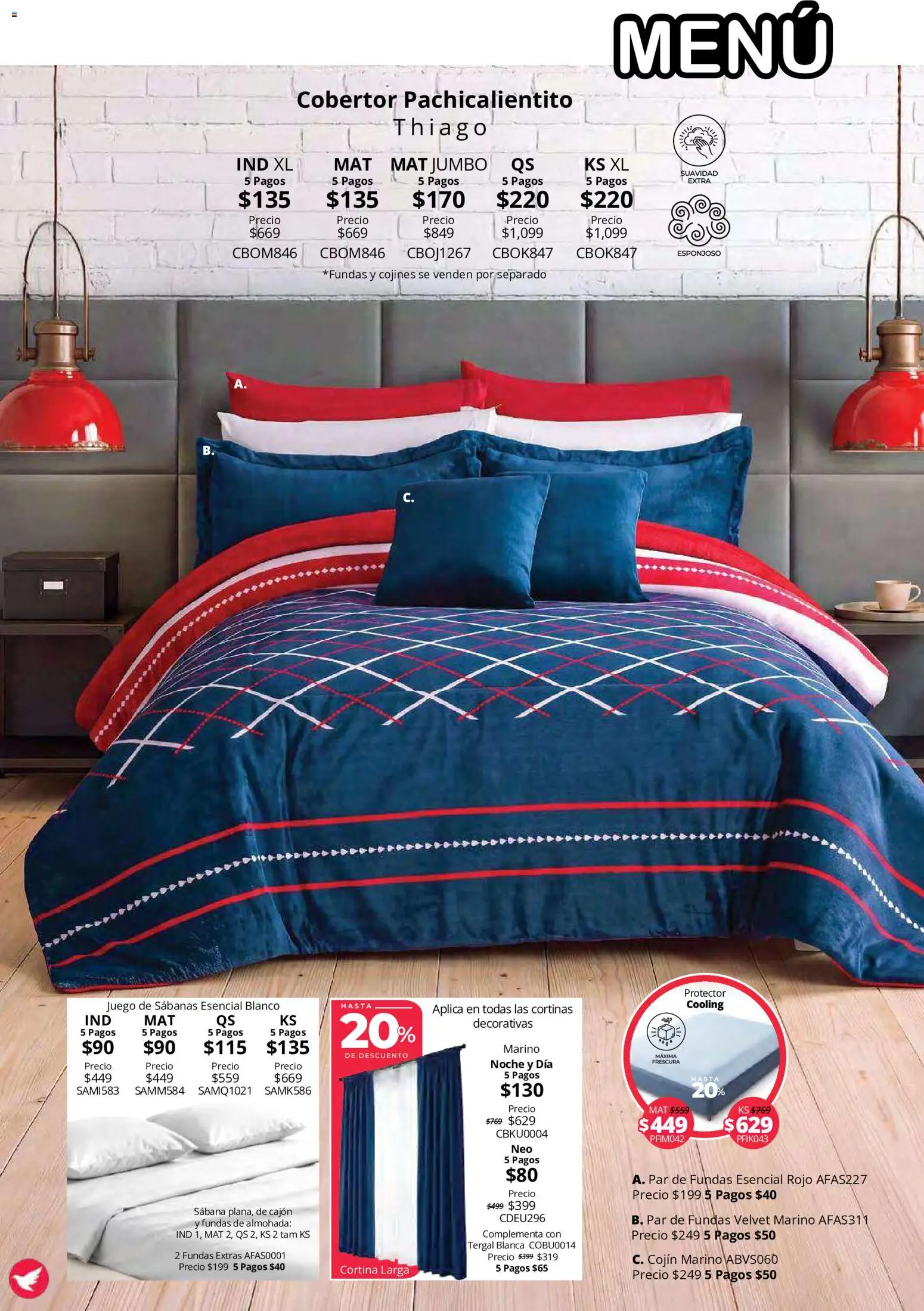 Vista previa las ofertas de la tienda Colchas Concord - Colchas Concord catálogo Colección Cobertor Calor de Hogar desde el 15/10/2026 