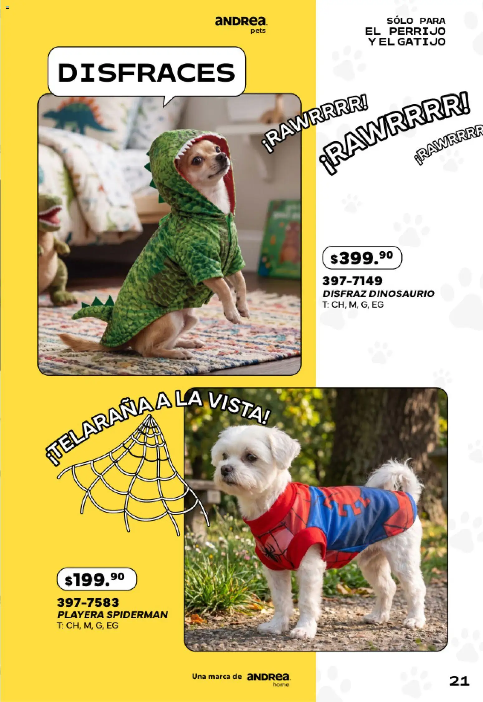 Vista previa las ofertas de la tienda Andrea - Andrea catálogo Pets desde el 24/05/2026 - Playera
