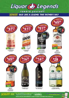 Preview of catalogue Liquor Legends catalogue Deception Bay from shop Liquor Legends valid 26/08/2026