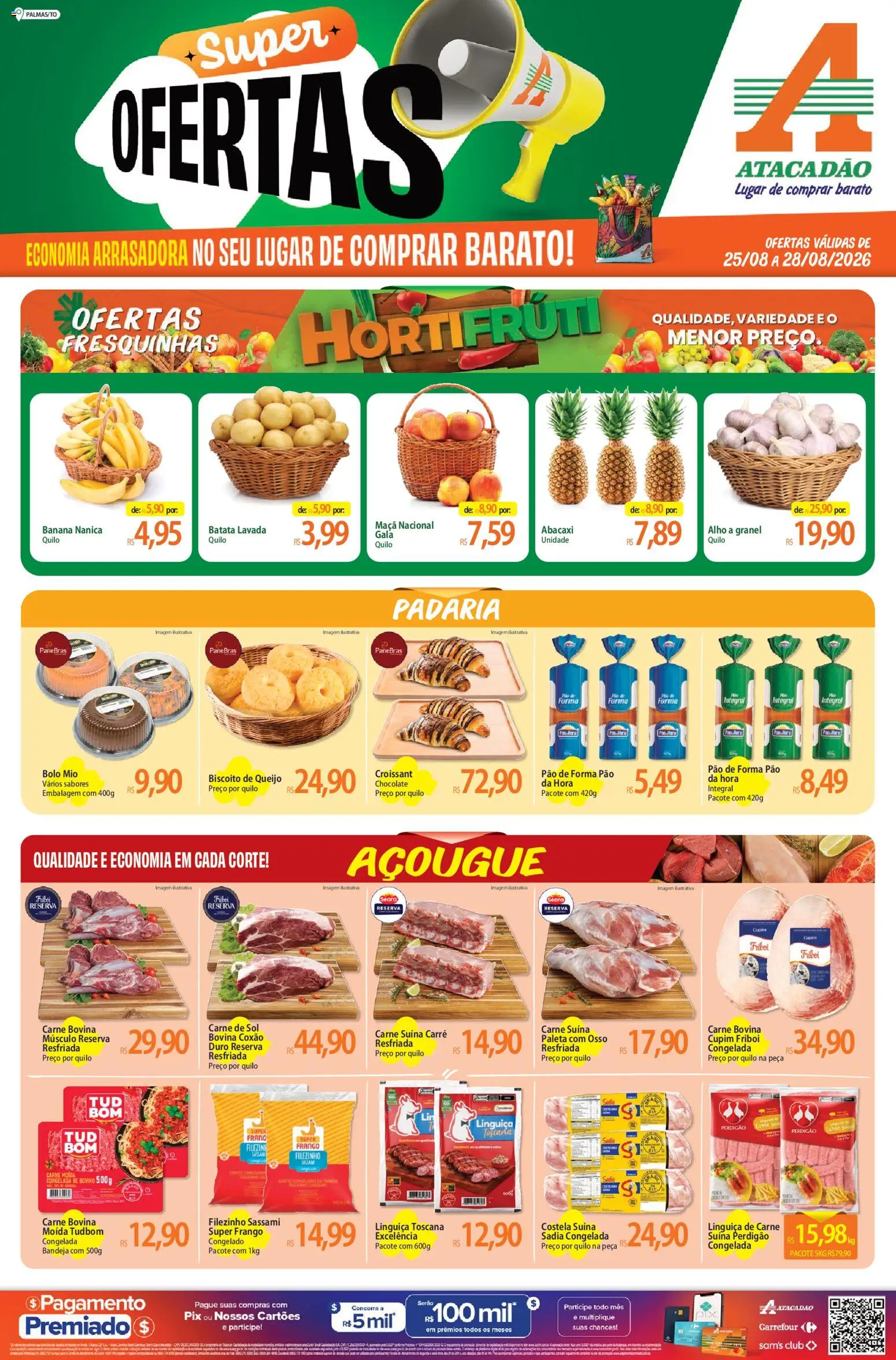 Pré-Visualização do folheto "Atacadão ofertas - TO" da loja Atacadão válido a partir de 25/08/2026