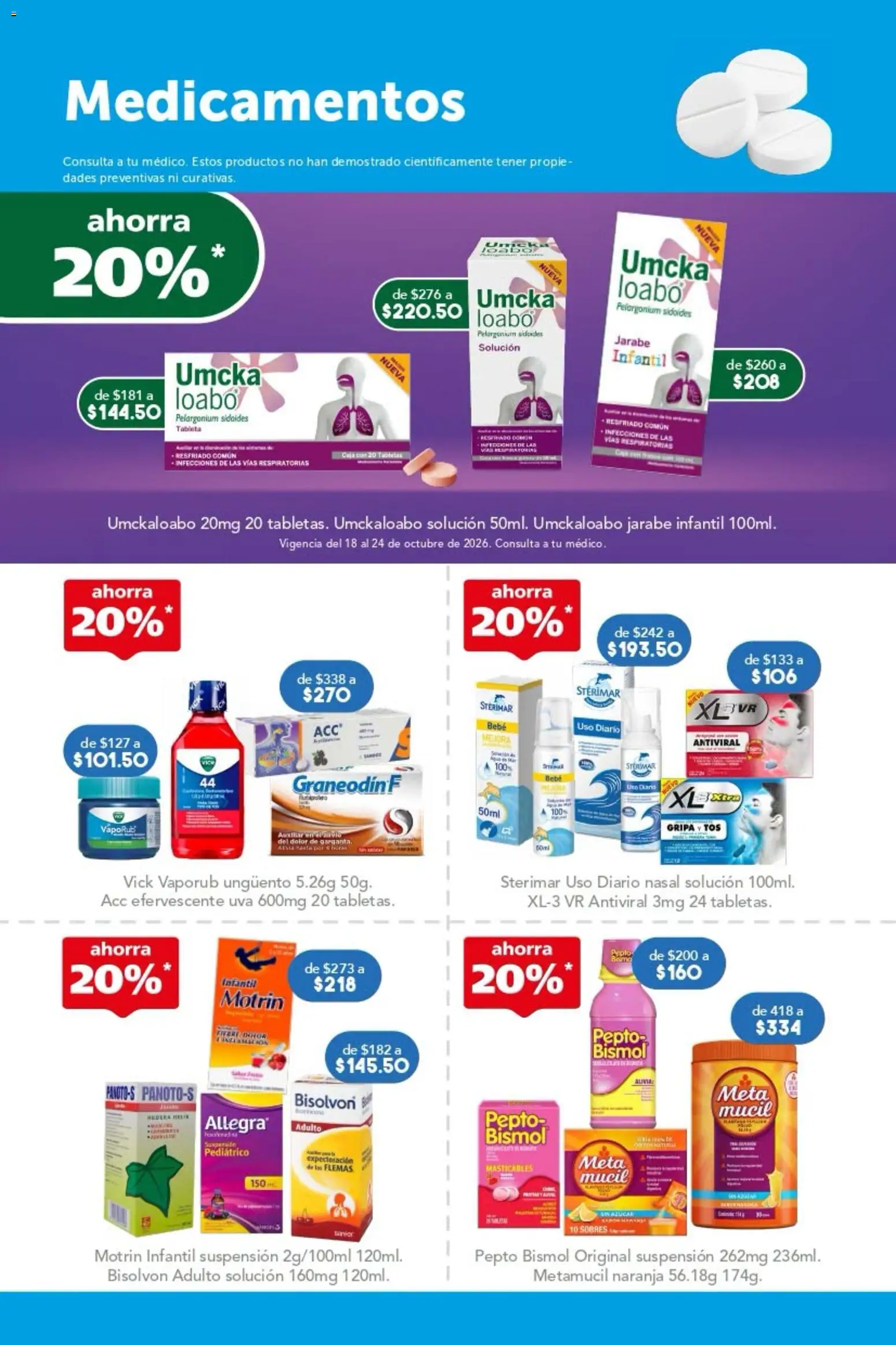 Vista previa las ofertas de la tienda Farmacia San Pablo - Farmacia San Pablo catálogo desde el 18/10/2026 