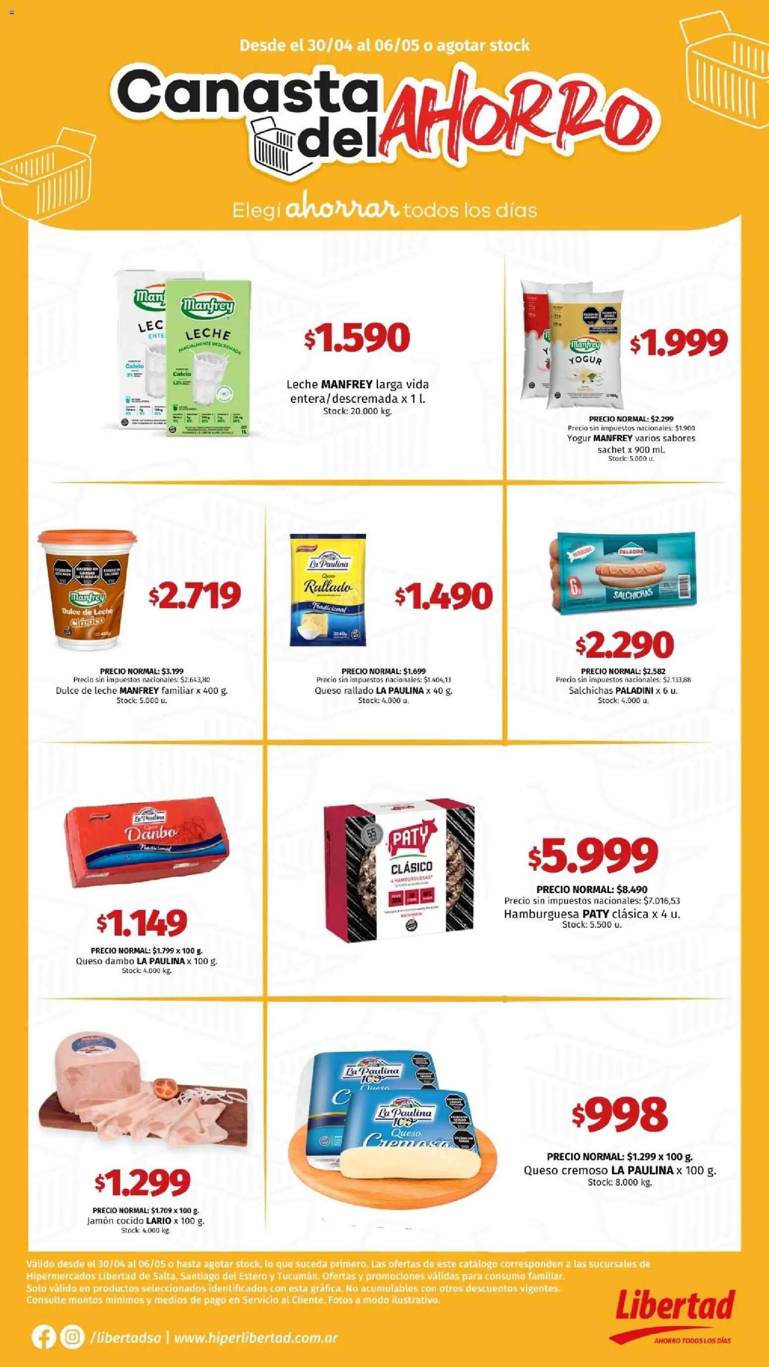 Vista previa del folleto de la tienda Hipermercado Libertad válido desde el 30/04/2026 