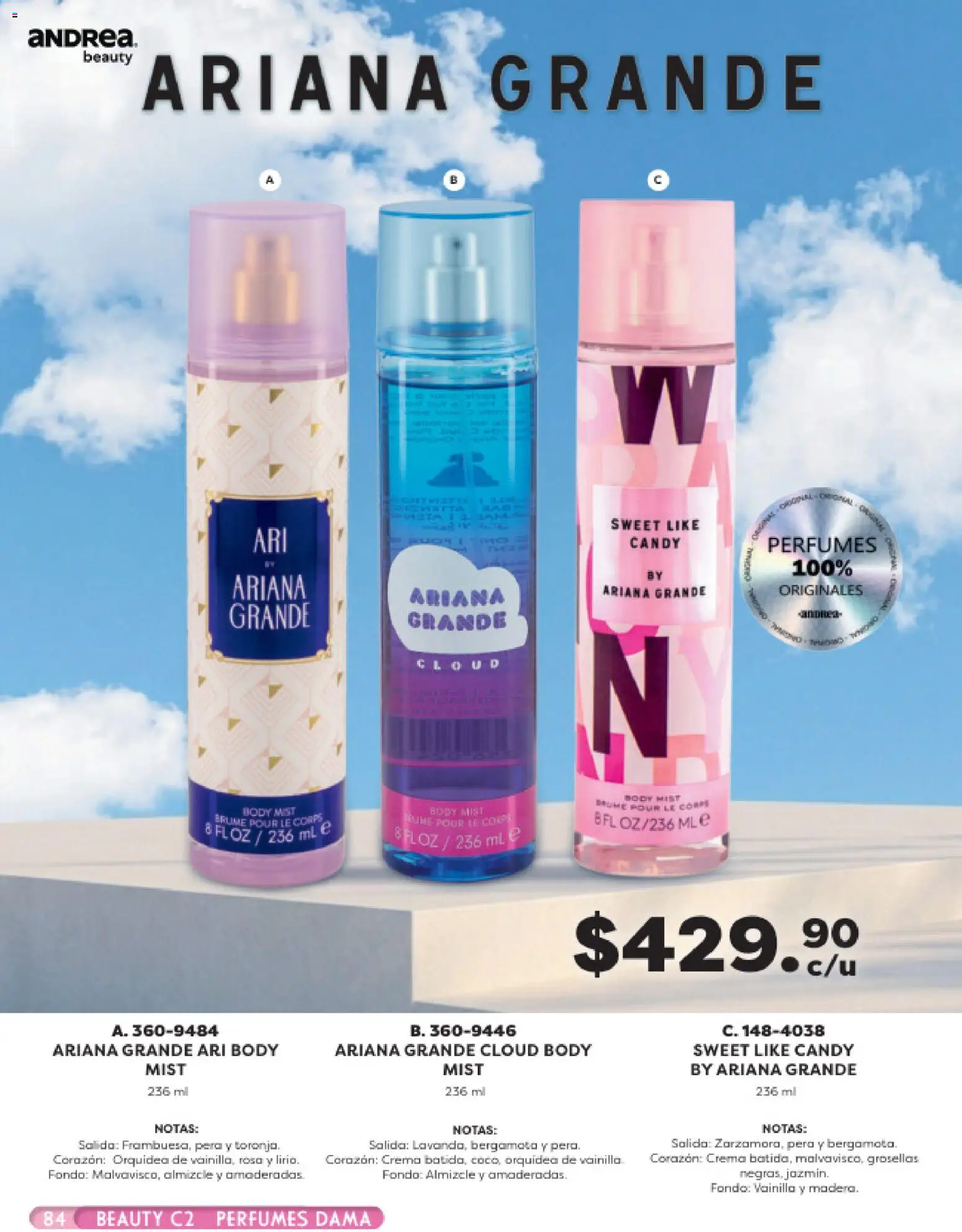 Vista previa las ofertas de la tienda Andrea - Andrea catálogo Beauty desde el 24/05/2026 