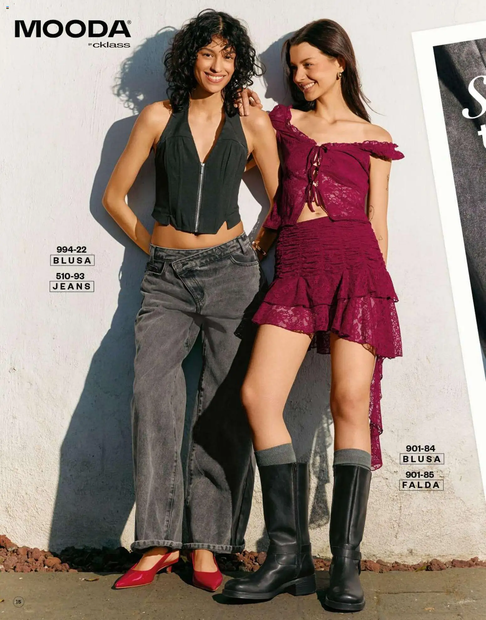 Vista previa las ofertas de la tienda Cklass - Cklass catálogo Verano Mooda desde el 05/03/2026 - Blusa, Falda