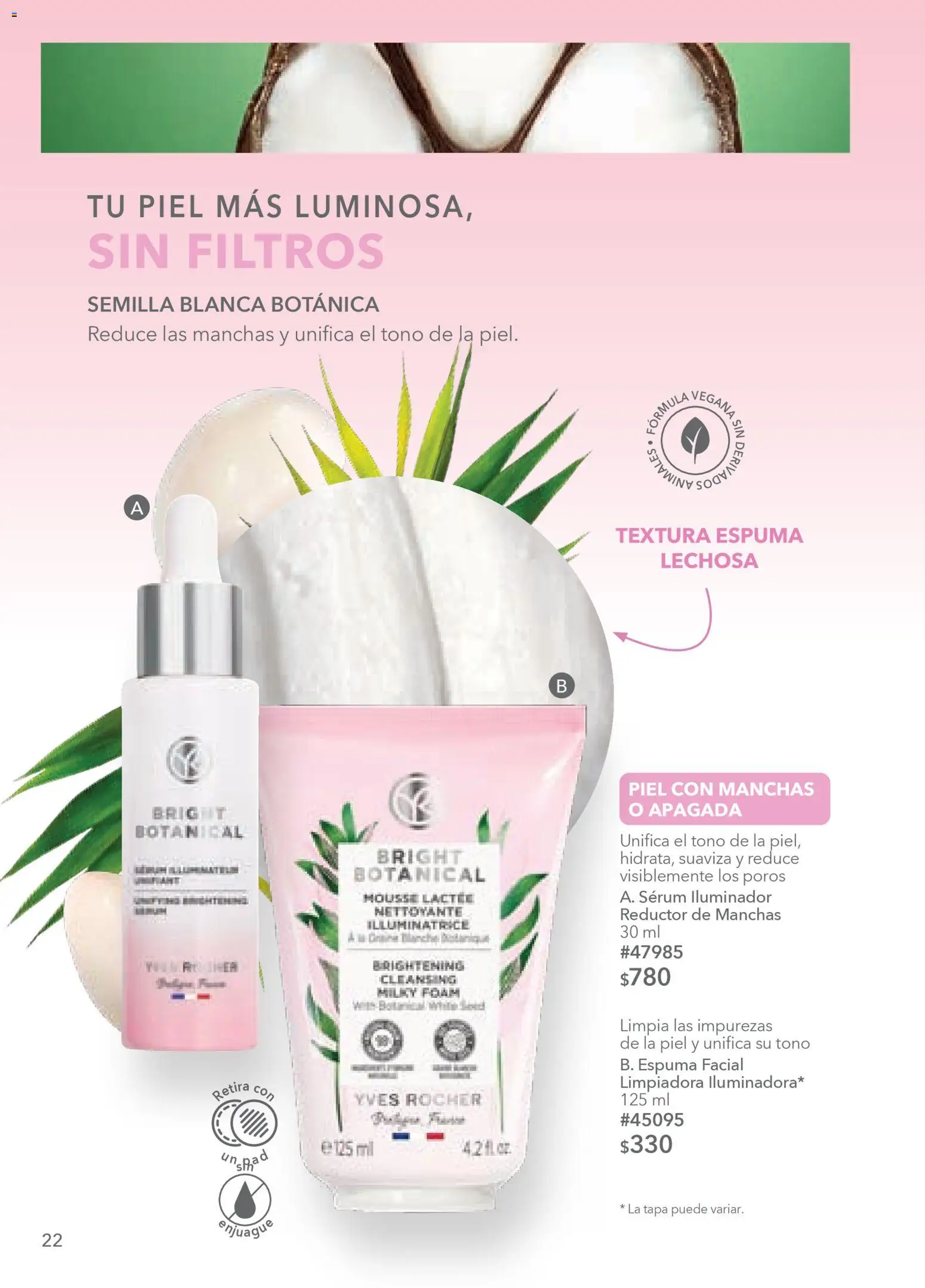 Vista previa las ofertas de la tienda Yves Rocher - Campaña 4 2026 desde el 03/03/2026 - Serum, Iluminador, Espuma