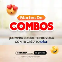 Vista previa de Catálogo Hiraoka - Martes De Combos de la tienda Hiraoka válido desde 21/07/2026