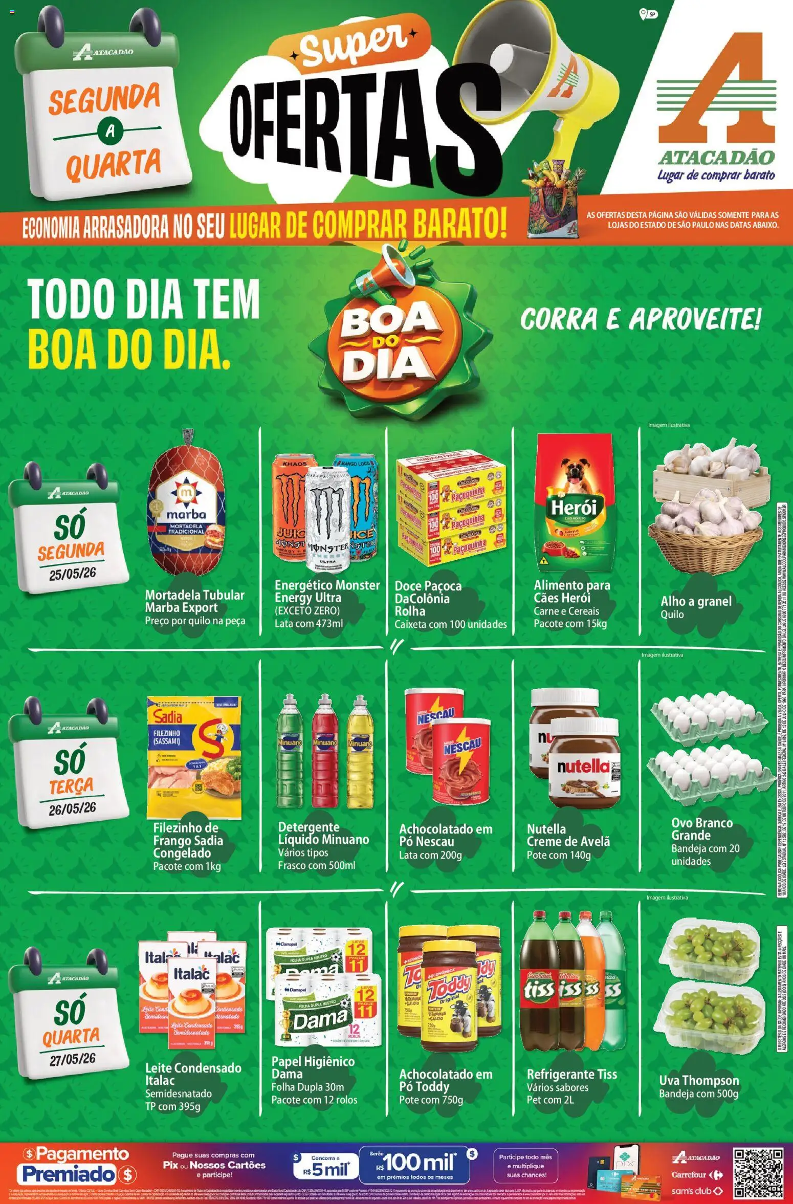 Pré-Visualização do folheto "Atacadão ofertas - SP" da loja Atacadão válido a partir de 25/05/2026