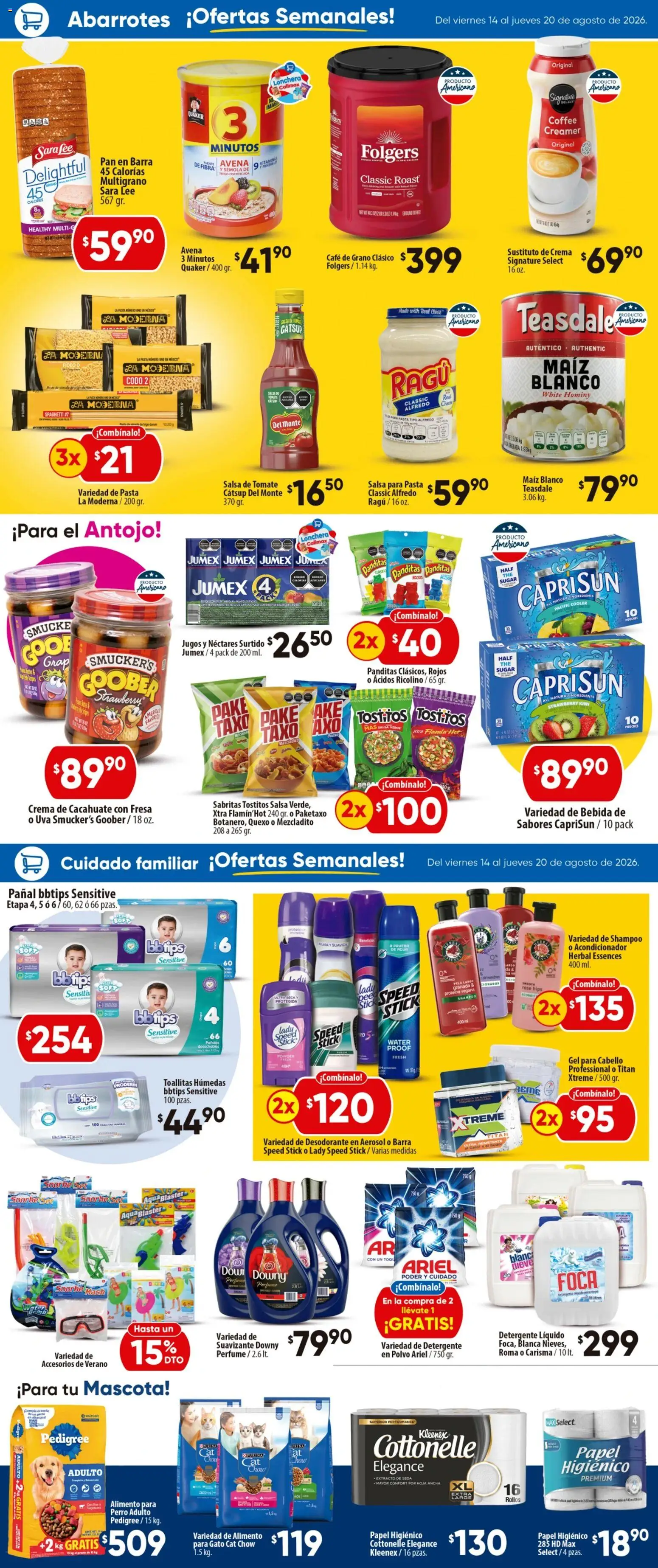 Vista previa las ofertas de la tienda Calimax - Calimax folleto desde el 14/08/2026 