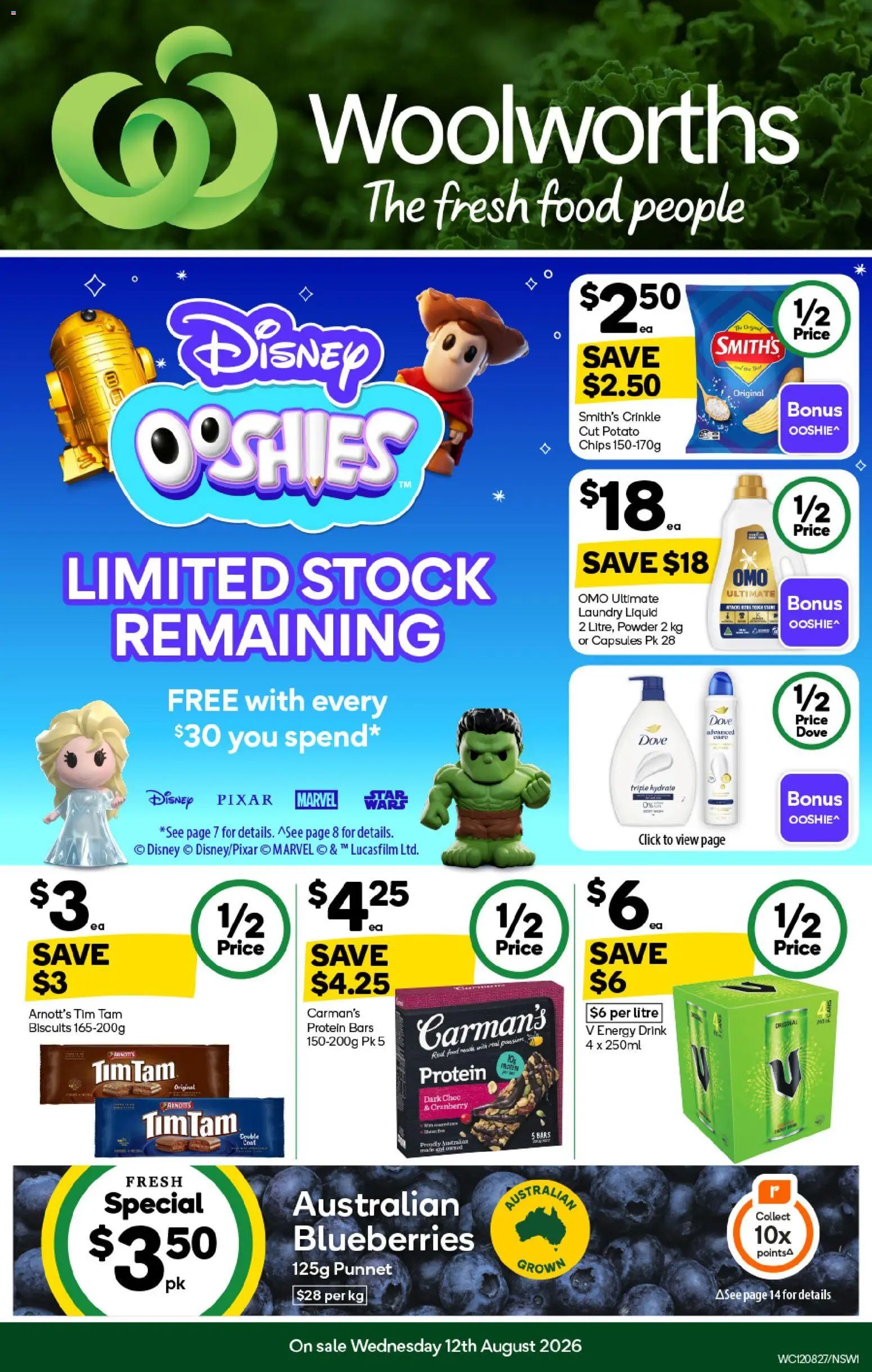 Preview of catalogue Woolworths catalogue from shop Woolworths valid 12/08/2026