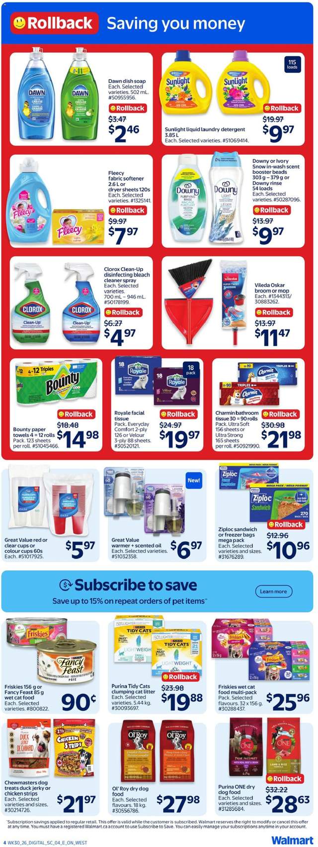 New Walmart flyer from Aug 20