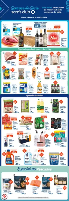 Pré-Visualização do folheto "Sam's Club - Ofertas da semana" da loja Sam's Club válido a partir de 10/09/2026