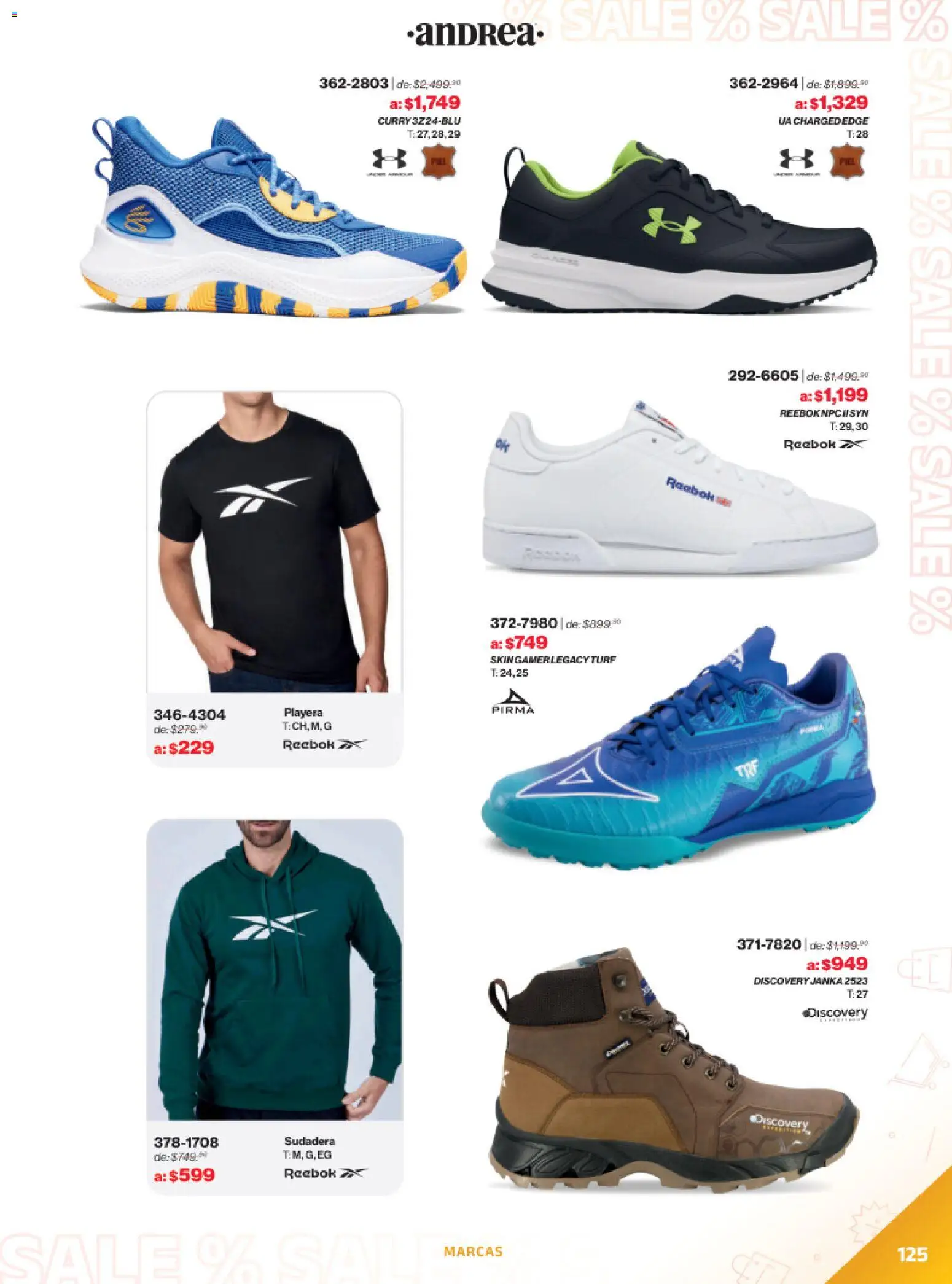 Vista previa las ofertas de la tienda Andrea - Catálogo Outlet desde el 21/12/2025 - Playera, Sudadera
