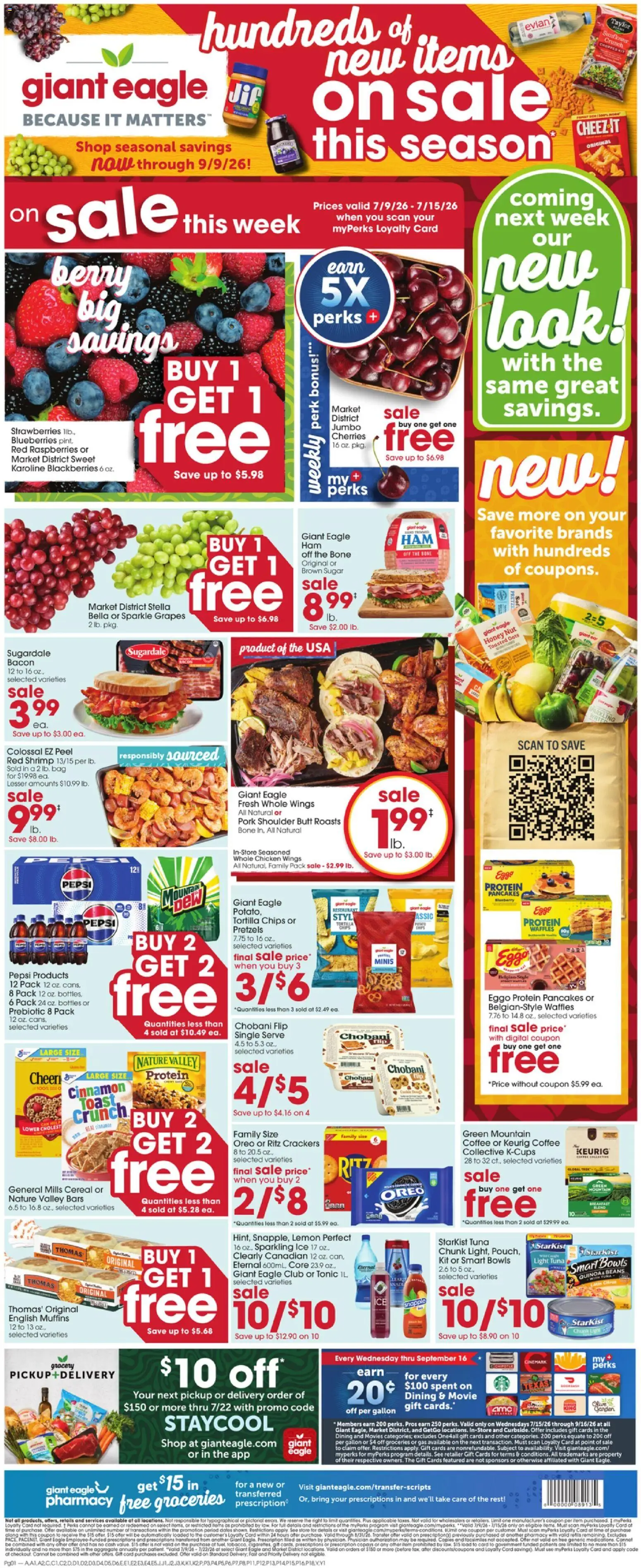 Giant Eagle Weekly Ad from 07/09/2026 >> Flyer