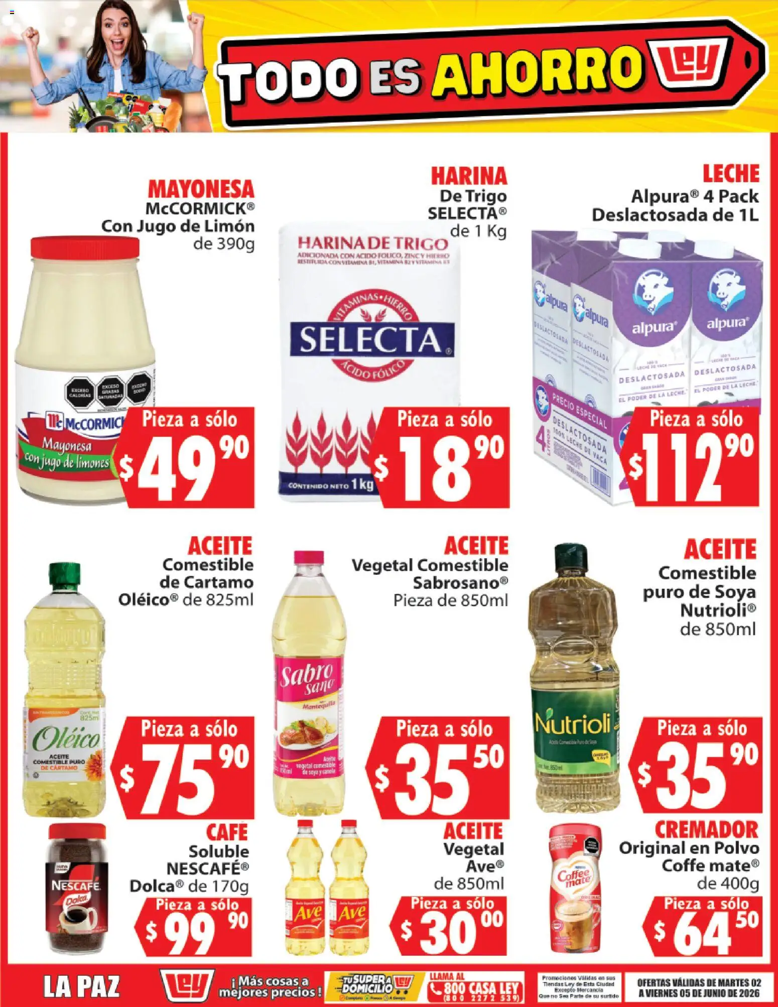 Vista previa las ofertas de la tienda Casa Ley - Casa Ley folleto Todo es ahorro La Paz desde el 02/06/2026 