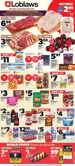 Un aperçu du dépliant Loblaws weekly flyer / circulaire du magasin Loblaws est valide à partir 23 juill. 2026