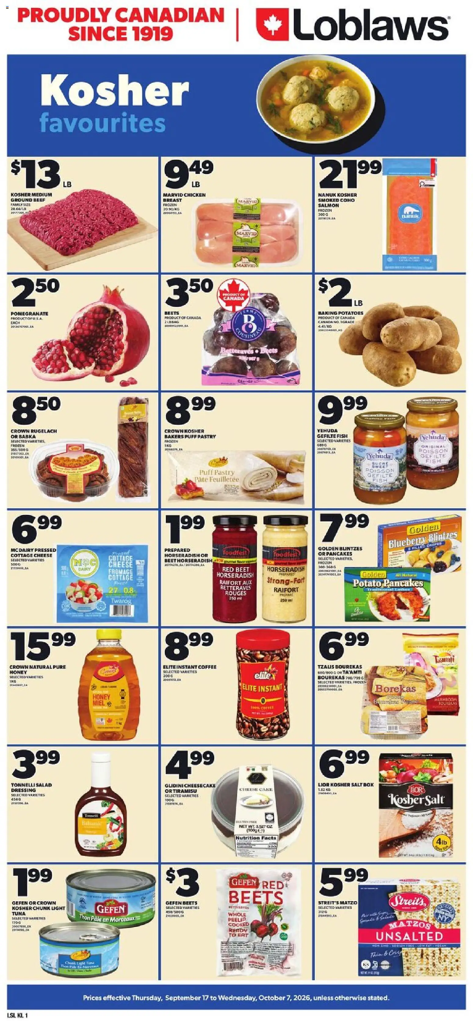 Preview of leaflet Loblaws flyer - General merchandise from shop Loblaws is valid from Sep 17, 2026