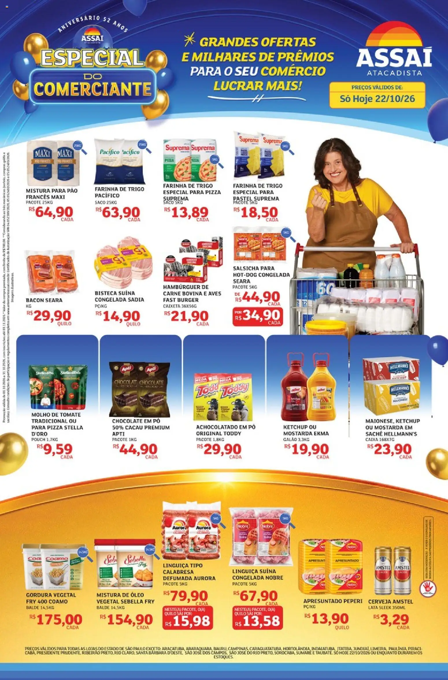 Pré-Visualização do folheto "Assaí Atacadista ofertas - SP" da loja Assaí Atacadista válido a partir de 22/10/2026