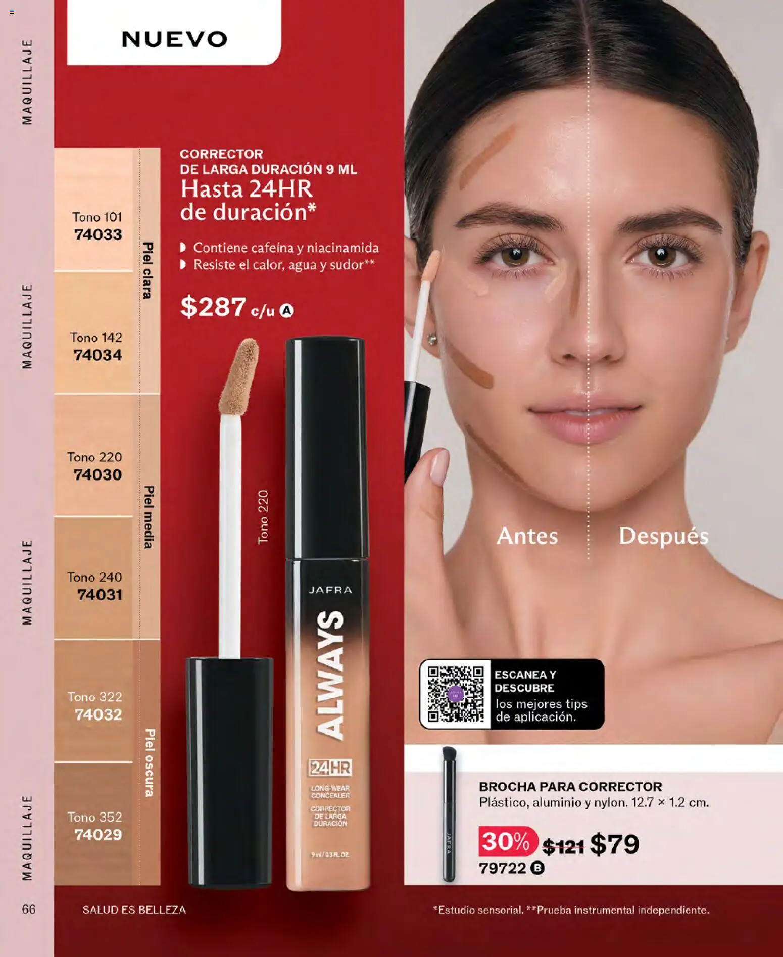 Vista previa las ofertas de la tienda JAFRA - JAFRA catálogo desde el 01/10/2026 - Agua, Maquillaje, Corrector