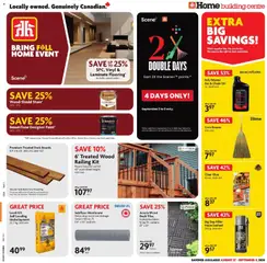 Un aperçu du dépliant Home Hardware weekly flyer / circulaire du magasin Home Hardware est valide à partir 27 août 2026