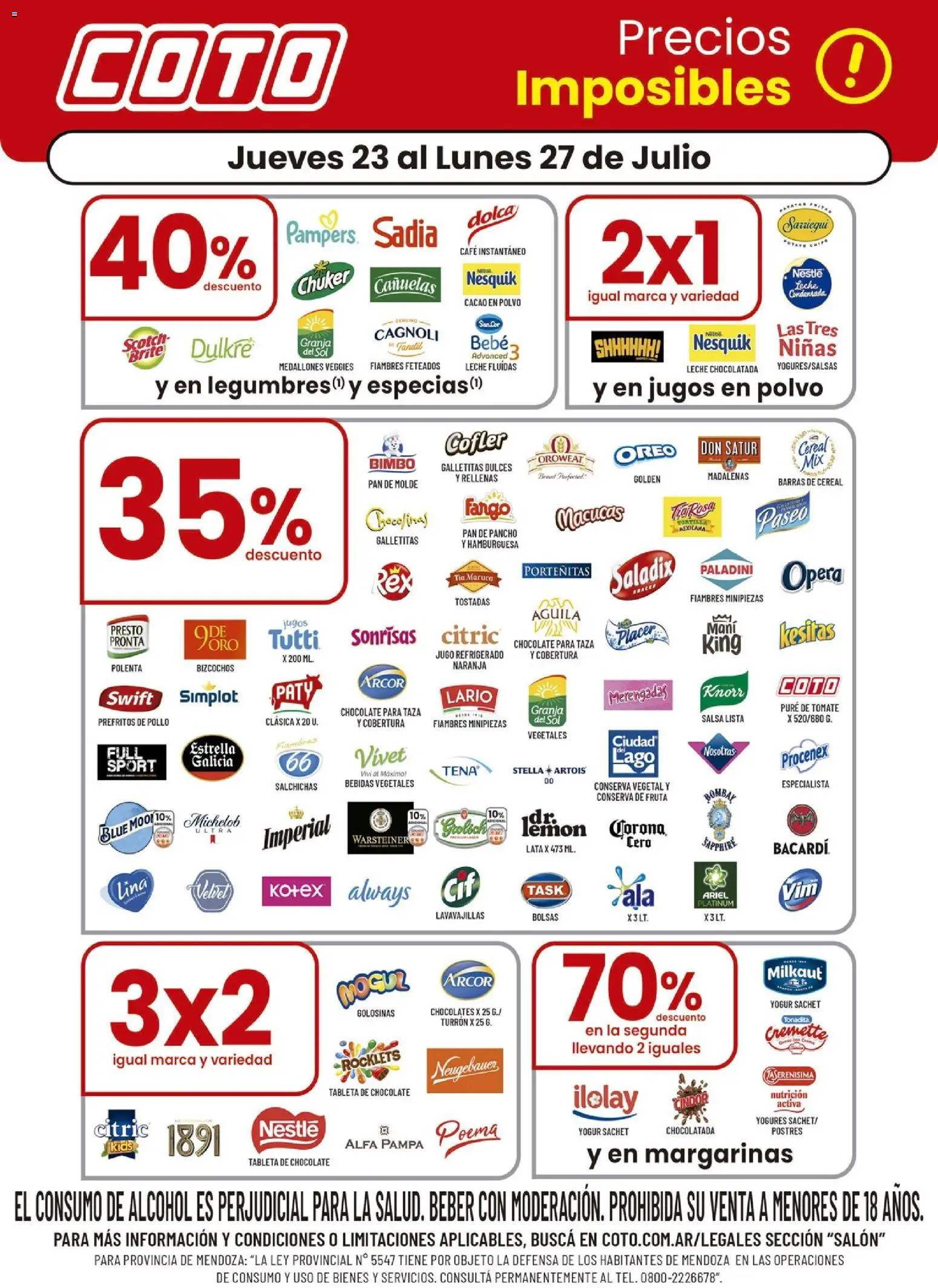 Vista previa del folleto de la tienda Coto válido desde el 23/07/2026 