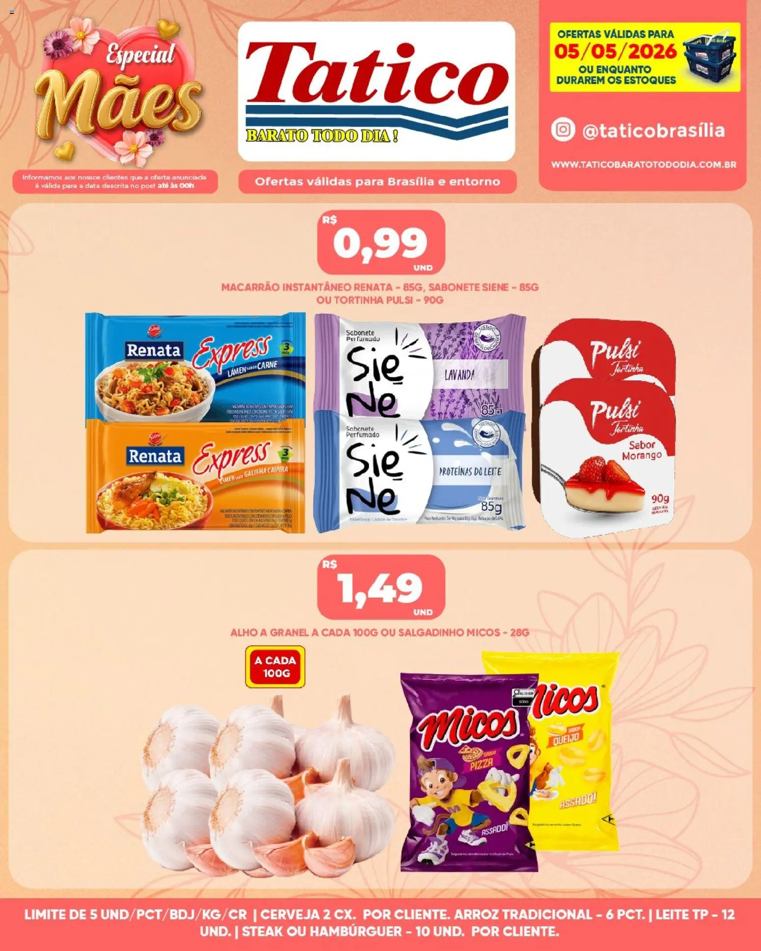Pré-Visualização do folheto "Tatico ofertas do Dia" da loja Tatico válido a partir de 05/05/2026
