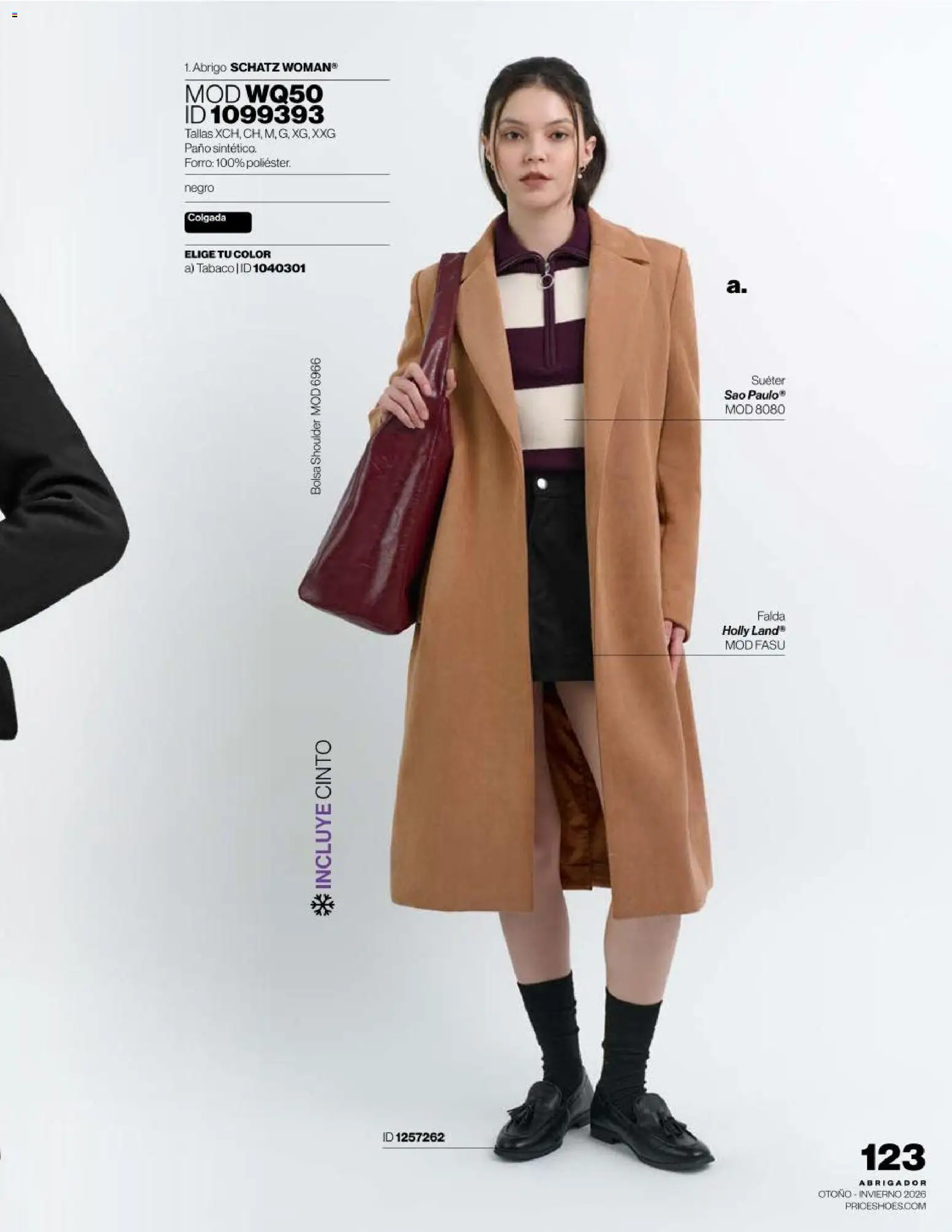 Vista previa las ofertas de la tienda Price Shoes - Price Shoes catálogo Abrigador desde el 16/09/2026 - Bolsa, Suéter, Abrigo, Falda