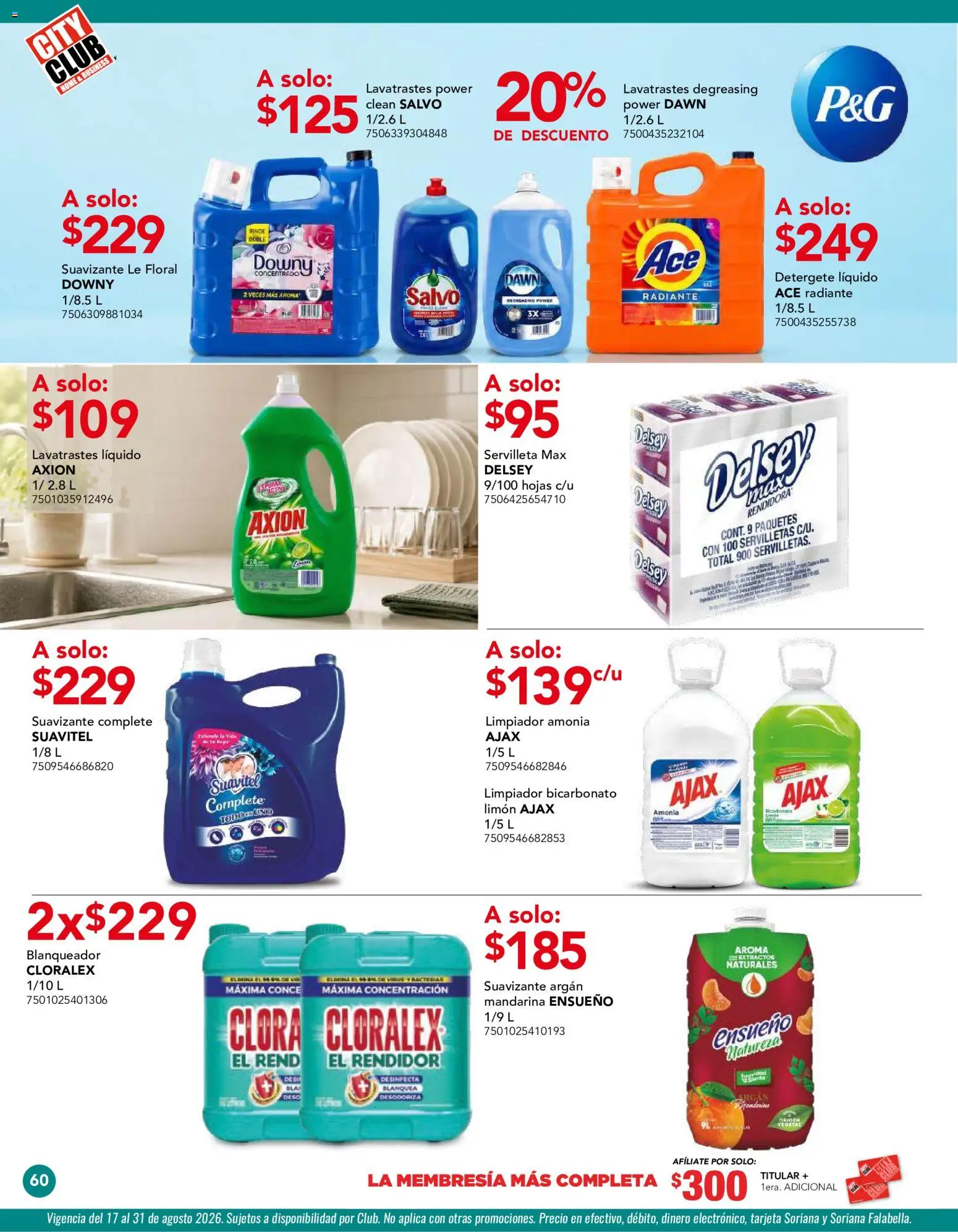 Vista previa las ofertas de la tienda City Club - City Club catálogo desde el 03/08/2026 